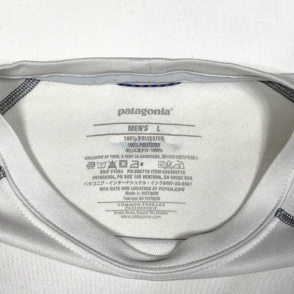 Lot of 2 Patagonia Fitz Roy Performance Fishing Zip-Pocket L/S T-Shirt Mens L - Picture 5 of 15